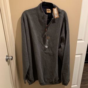 Big and tall men’s zip up sweater